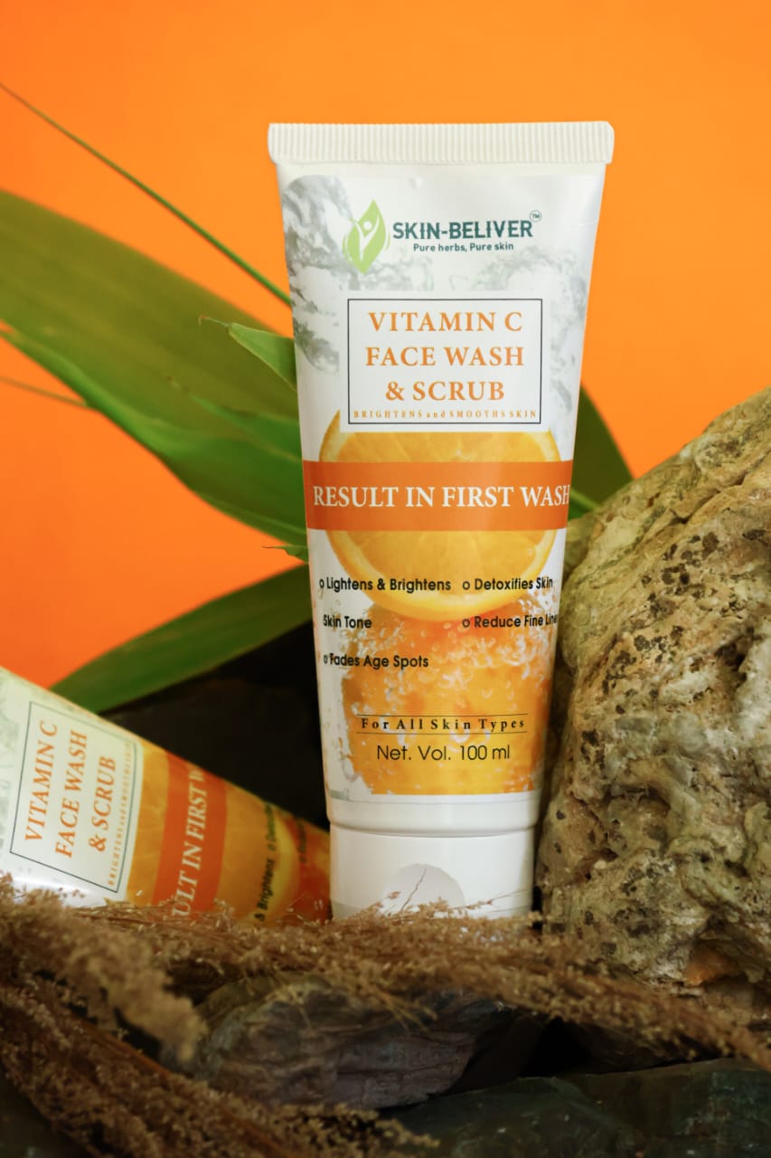 VITAMIN C FACE WASH & SCRUB   100gm