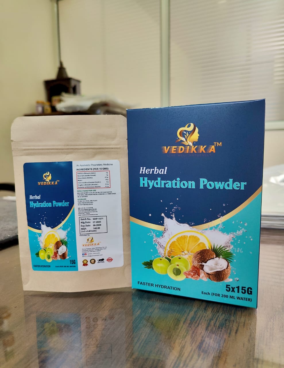 VEDIKKA HYDRATION POWDER 5*15g