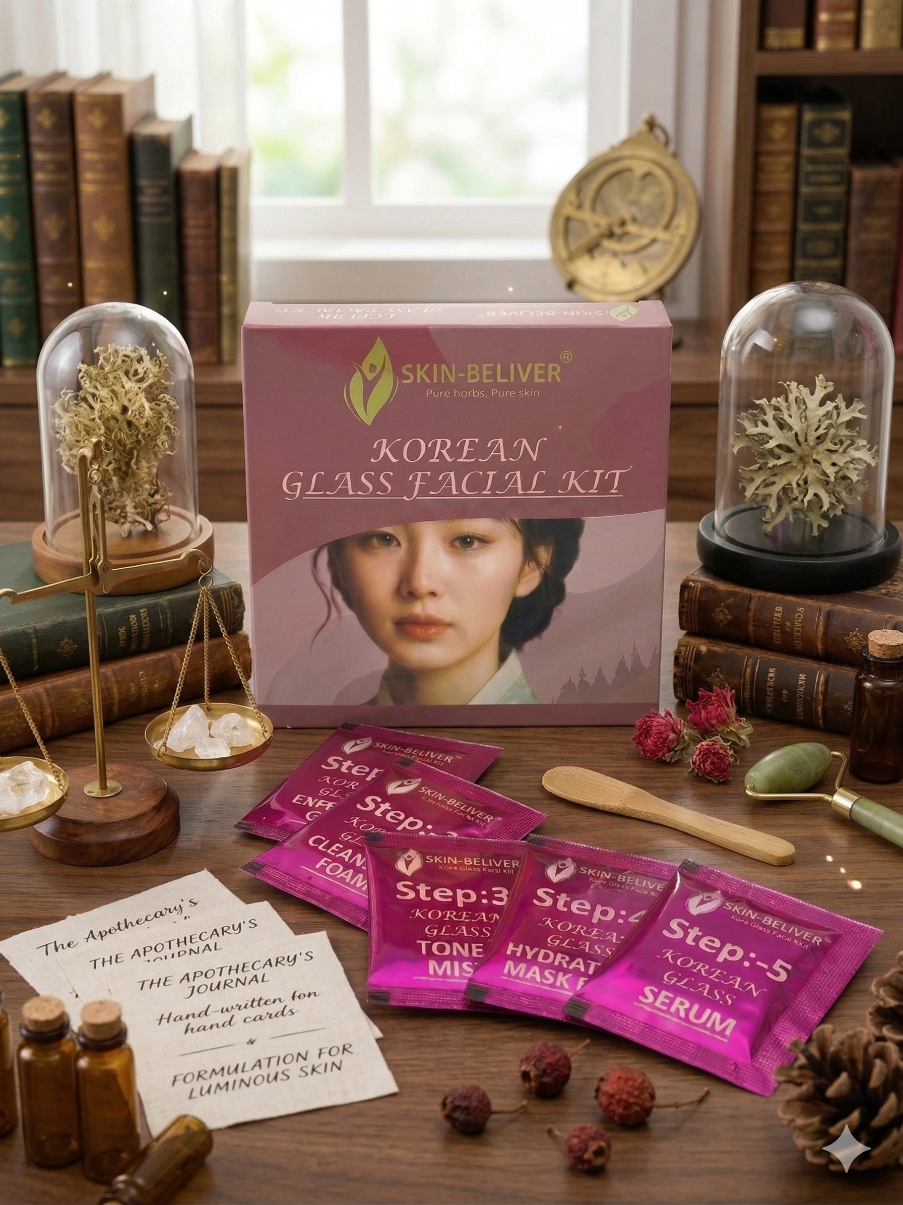 KOREAN GLASS FACIAL KIT