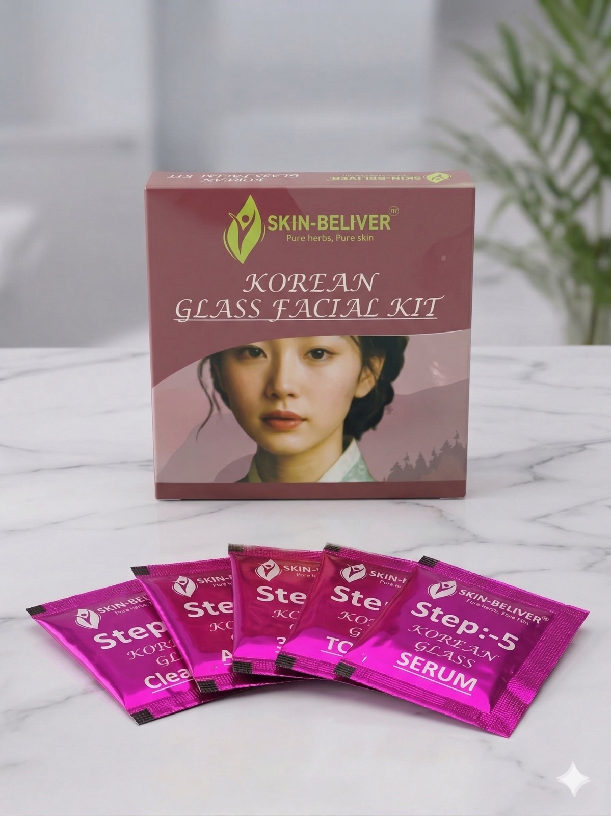 KOREAN GLASS FACIAL KIT
